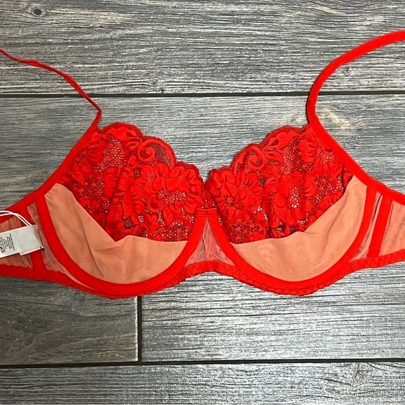 NWT Free People HAH Hook Up Demi Bra C 30-38 Lace Underwire  30C 32C 34C 36C 38C - Picture 5 of 8